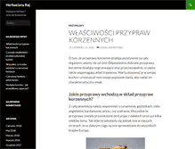 Tablet Screenshot of herbacianyraj.pl